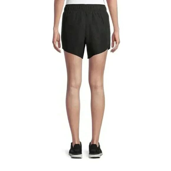 Athletic Works Dri-Works Women's Black Nylon Running Shorts w Brief NEW NWT - Picture 6 of 10